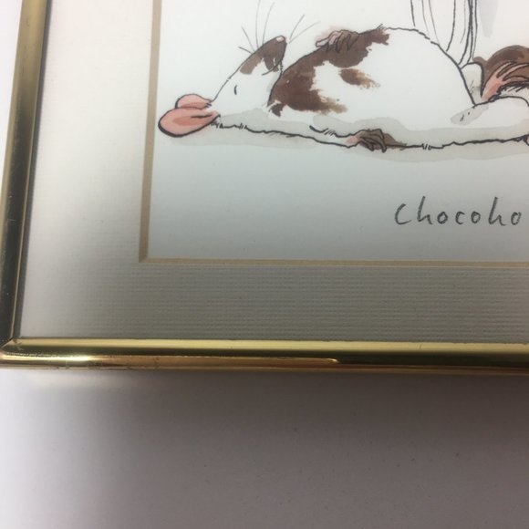 Vintage Art Reproduction of Chocoholic Mouse - Picture 4 of 15
